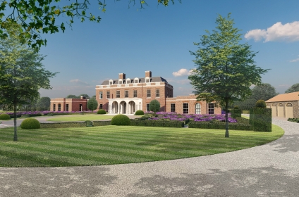 Grand Red Brick Country Manor Grand Red Brick Country Manor