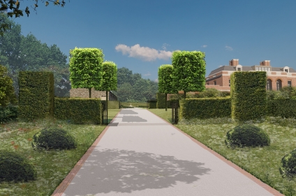 Grand Red Brick Country Manor Grand Red Brick Country Manor